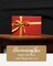 Red & Gold Gift Box 9.5 × 6 × 3 Inches with Magnetic Lid, Ribbon, Card & Packing Paper – Luxury Gift Box for Christmas, Weddings, Birthdays, and Presents (Red S)